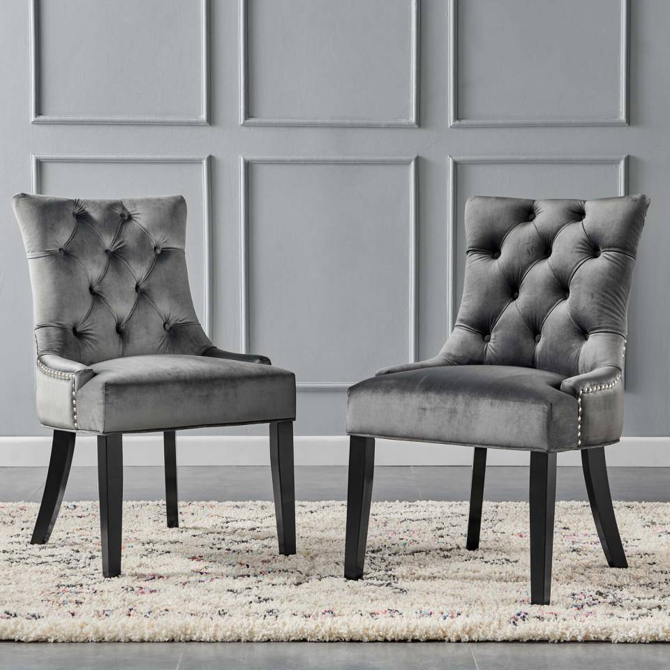 Modway Regent Tufted Performance Velvet Dining Side Chairs - Set of 2 - EEI-3780 | Side Chairs | Modishstore - 1