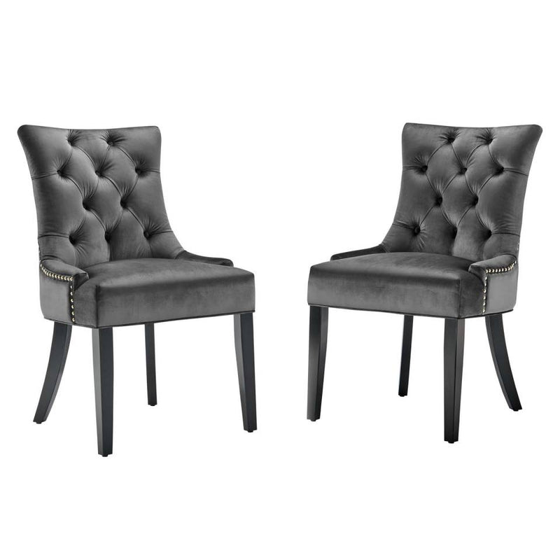 Modway Regent Tufted Performance Velvet Dining Side Chairs - Set of 2 | Side Chairs | Modishstore-3