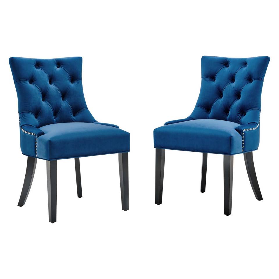 Modway Regent Tufted Performance Velvet Dining Side Chairs - Set of 2 | Side Chairs | Modishstore-13