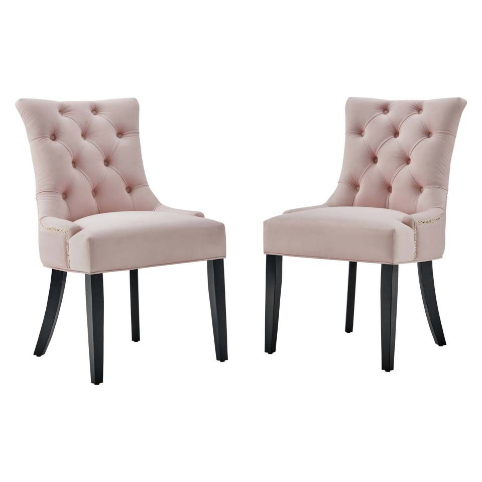 Modway Regent Tufted Performance Velvet Dining Side Chairs - Set of 2 | Side Chairs | Modishstore-14
