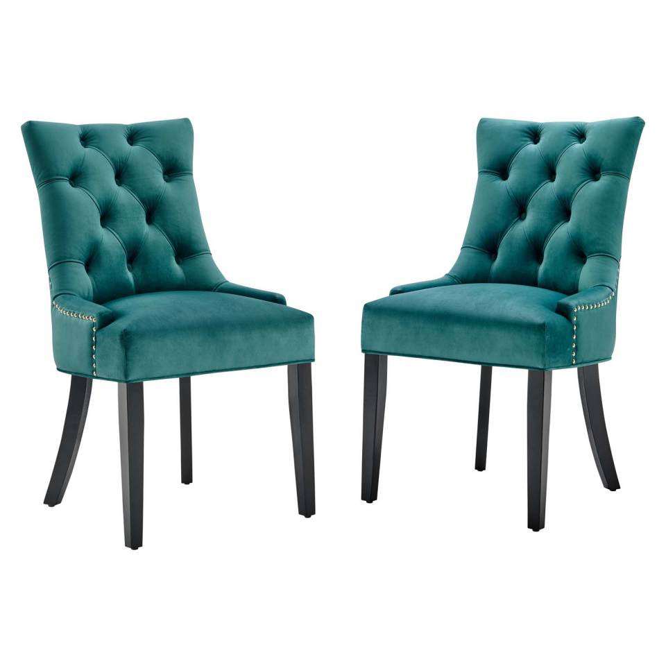 Modway Regent Tufted Performance Velvet Dining Side Chairs - Set of 2 | Side Chairs | Modishstore-15