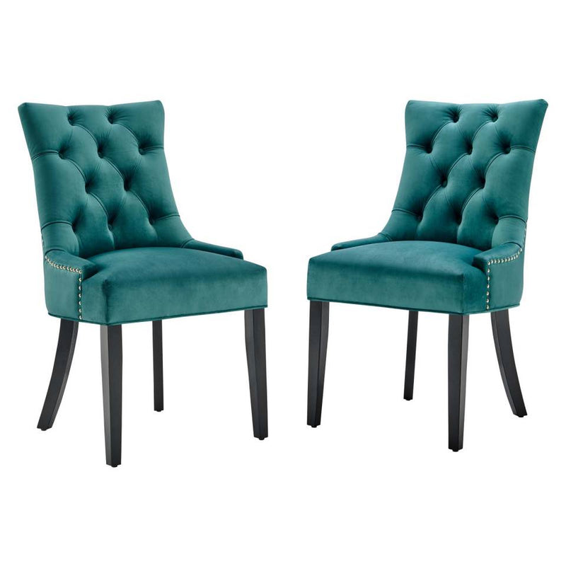 Modway Regent Tufted Performance Velvet Dining Side Chairs - Set of 2 - EEI-3780 | Side Chairs | Modishstore - 15