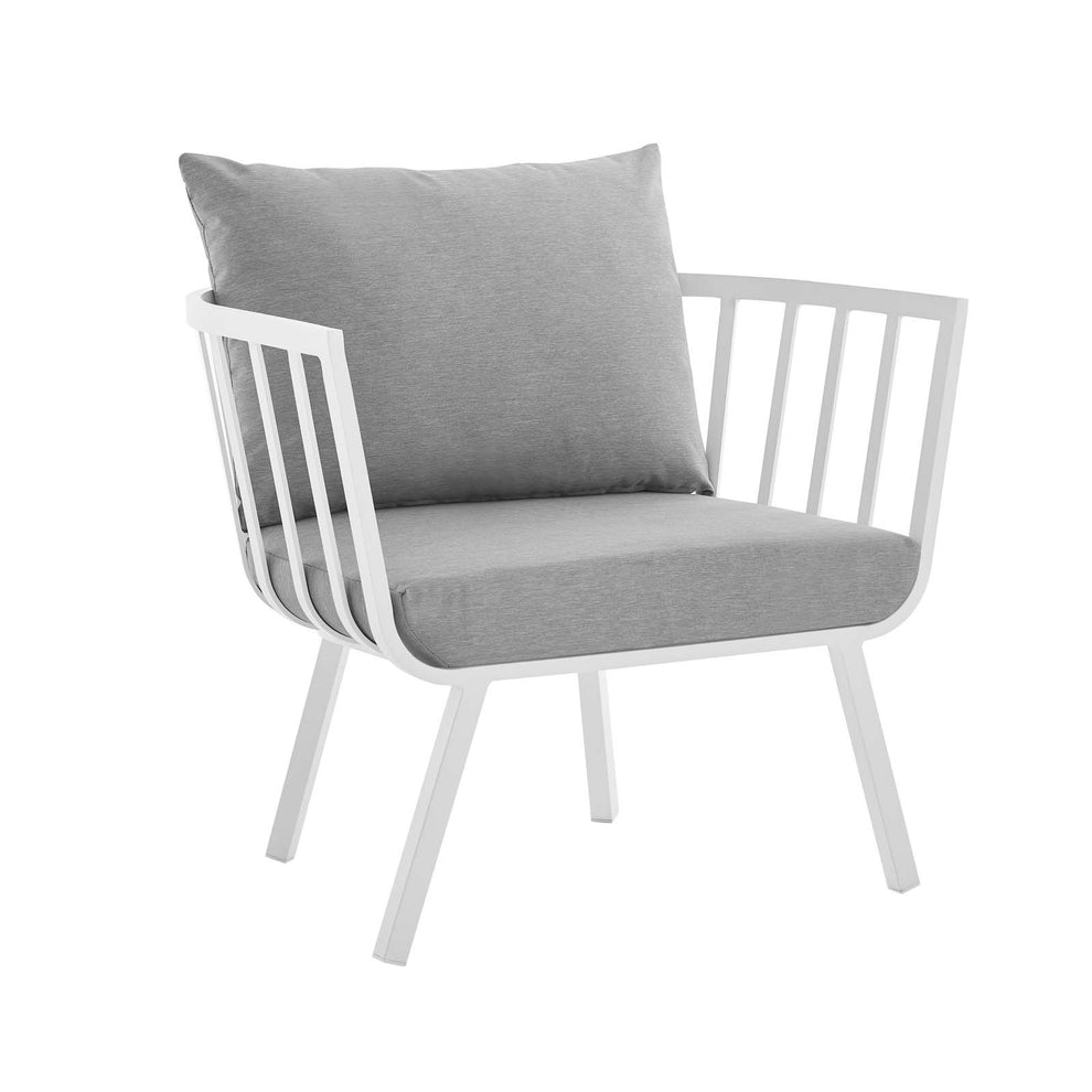 Modway Riverside 4 Piece Outdoor Patio Aluminum Set - EEI-3784 | Outdoor Sofas, Loveseats & Sectionals | Modishstore - 8