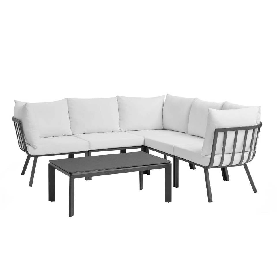 Modway Riverside 6 Piece Outdoor Patio Aluminum Set - EEI-3788 | Modishstore - 10