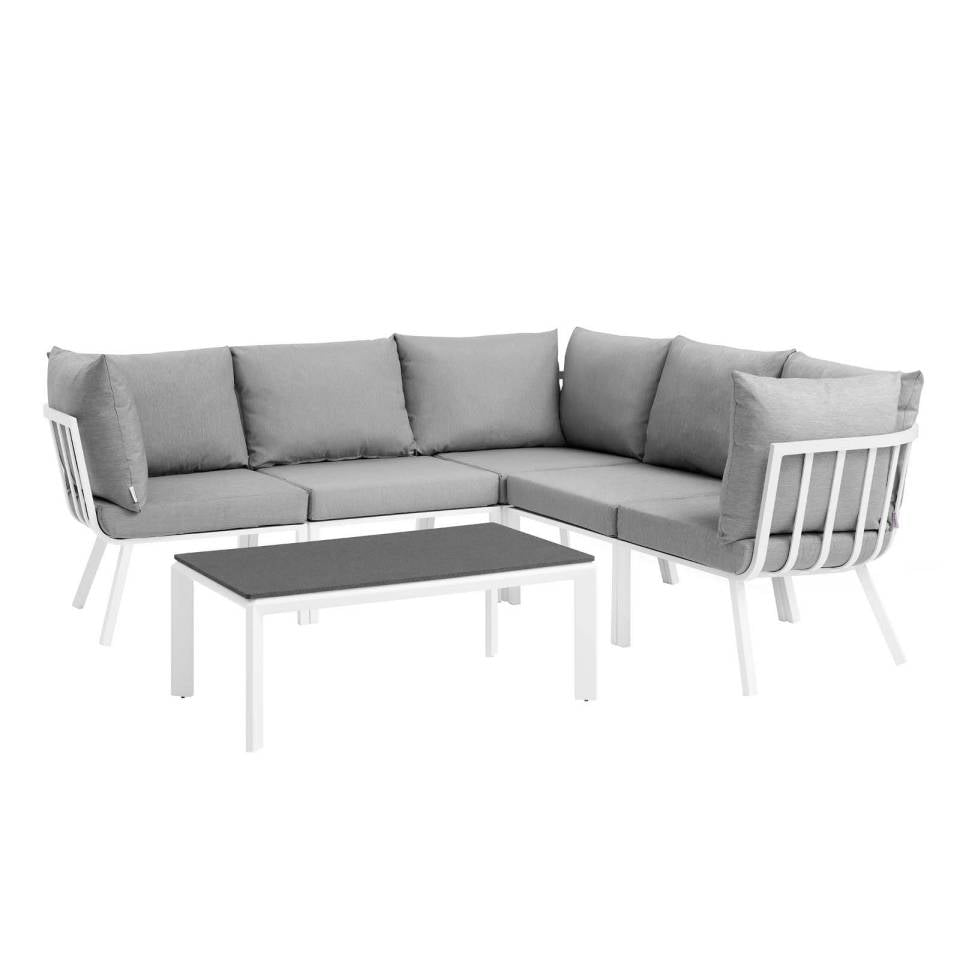 Modway Riverside 6 Piece Outdoor Patio Aluminum Set - EEI-3788 | Modishstore - 11