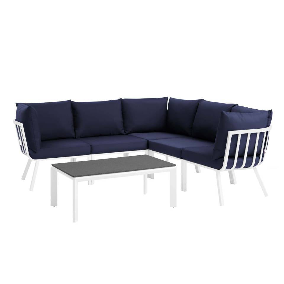 Modway Riverside 6 Piece Outdoor Patio Aluminum Set - EEI-3788 | Modishstore - 14