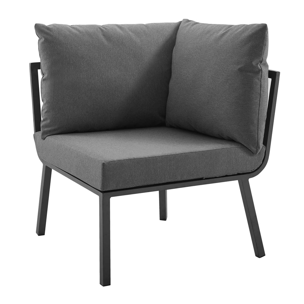Modway Riverside 5 Piece Outdoor Patio Aluminum Sectional - EEI-3789 | Outdoor Sofas, Loveseats & Sectionals | Modishstore - 3