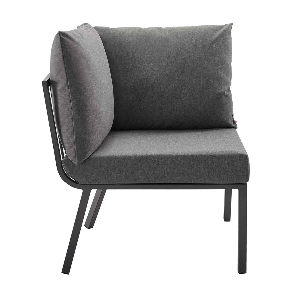 Modway Riverside 5 Piece Outdoor Patio Aluminum Sectional - EEI-3789 | Outdoor Sofas, Loveseats & Sectionals | Modishstore - 6