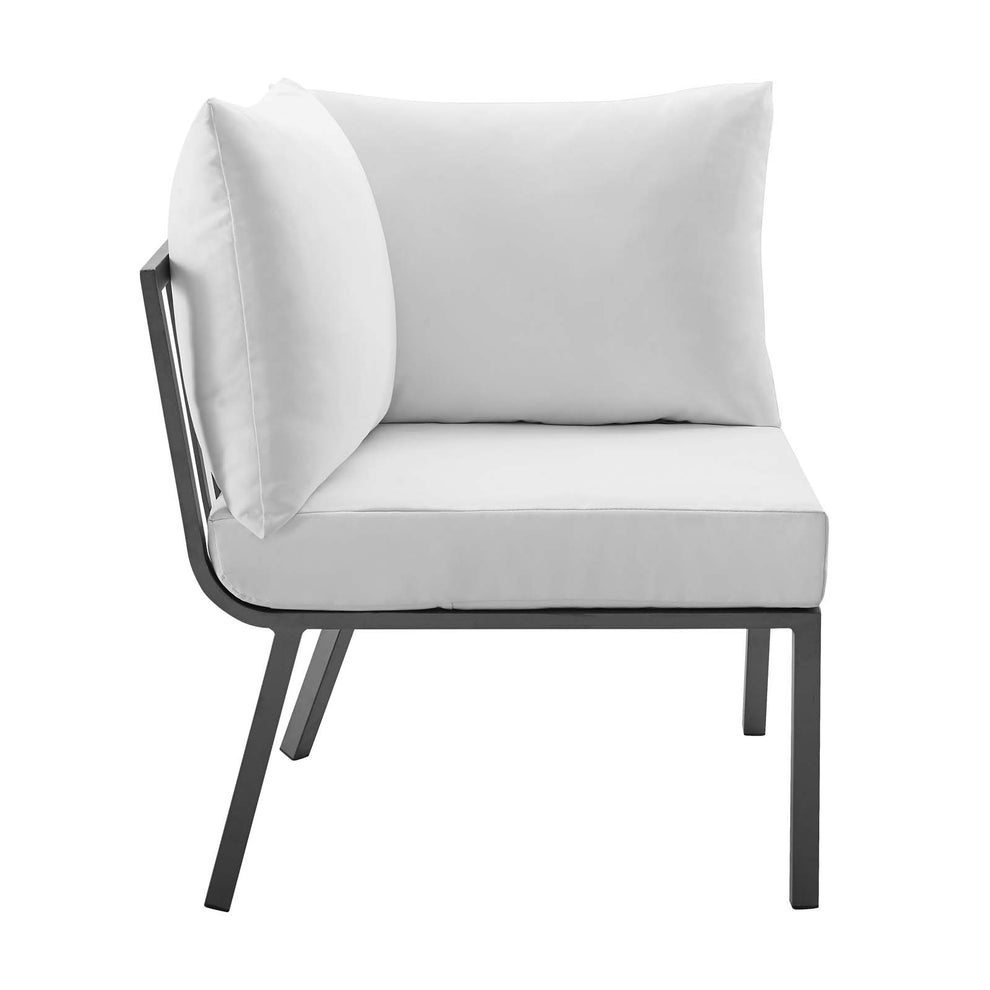 Riverside 5 Piece Outdoor Patio Aluminum Set By Modway - EEI-3792 | Outdoor Sofas, Loveseats & Sectionals | Modishstore - 32