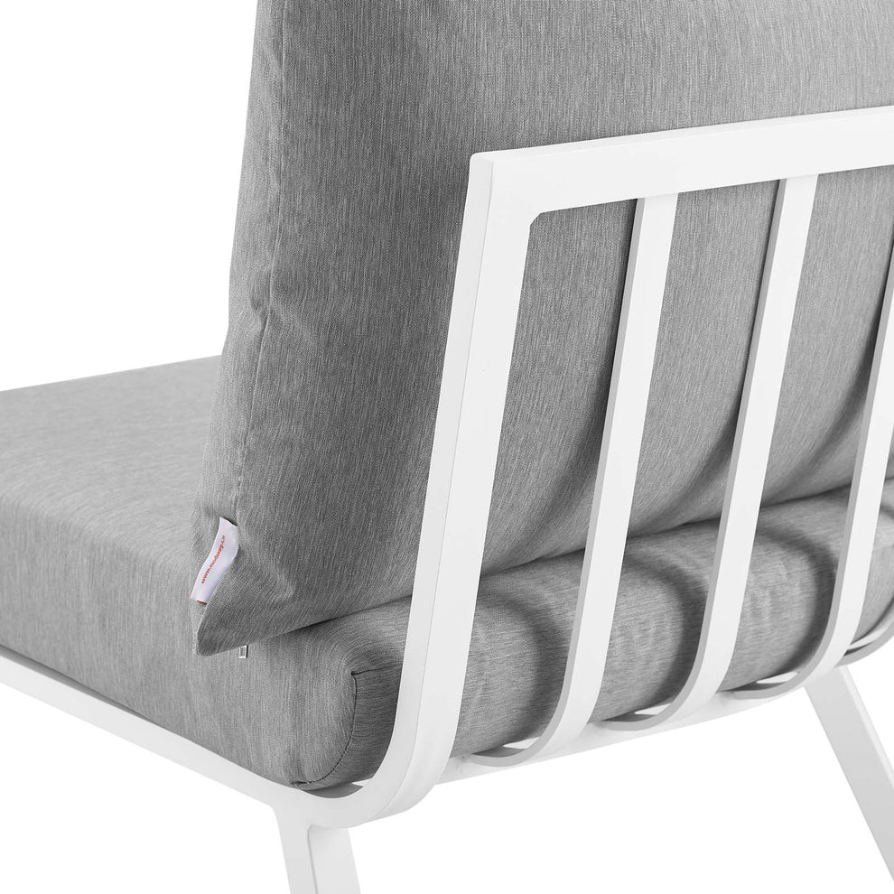 Riverside 5 Piece Outdoor Patio Aluminum Set By Modway - EEI-3792 | Outdoor Sofas, Loveseats & Sectionals | Modishstore - 50