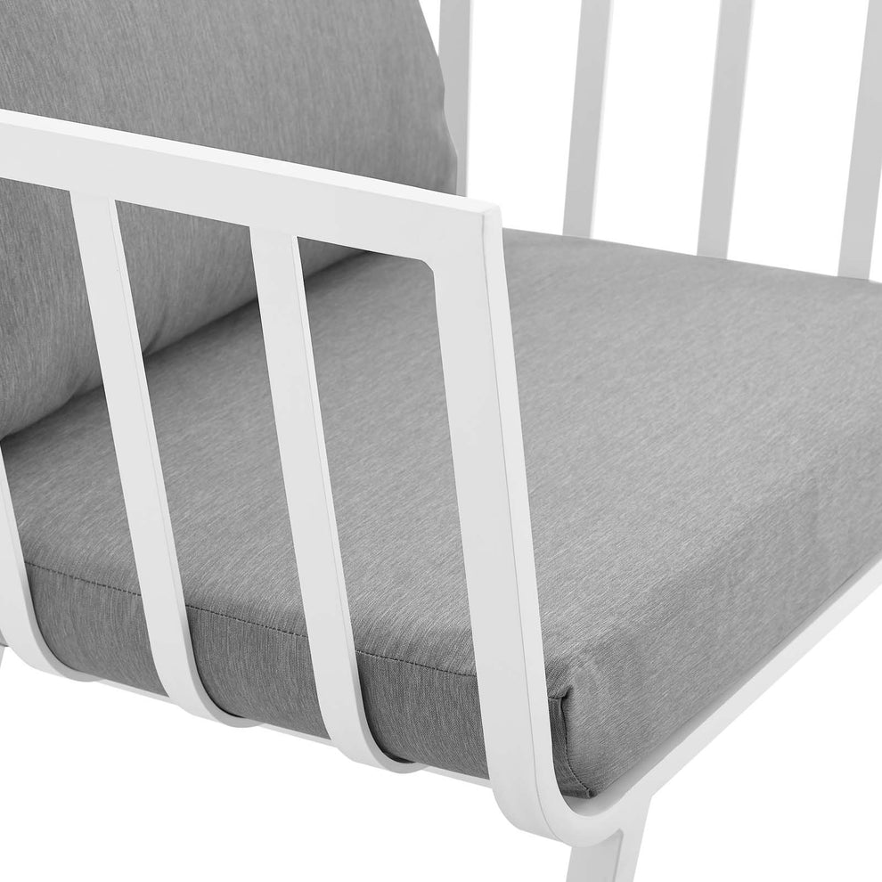 Riverside 5 Piece Outdoor Patio Aluminum Set By Modway - EEI-3792 | Outdoor Sofas, Loveseats & Sectionals | Modishstore - 36