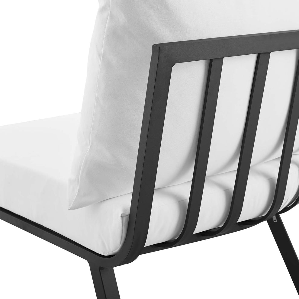 Riverside 5 Piece Outdoor Patio Aluminum Set By Modway - EEI-3793 | Outdoor Sofas, Loveseats & Sectionals | Modishstore - 15