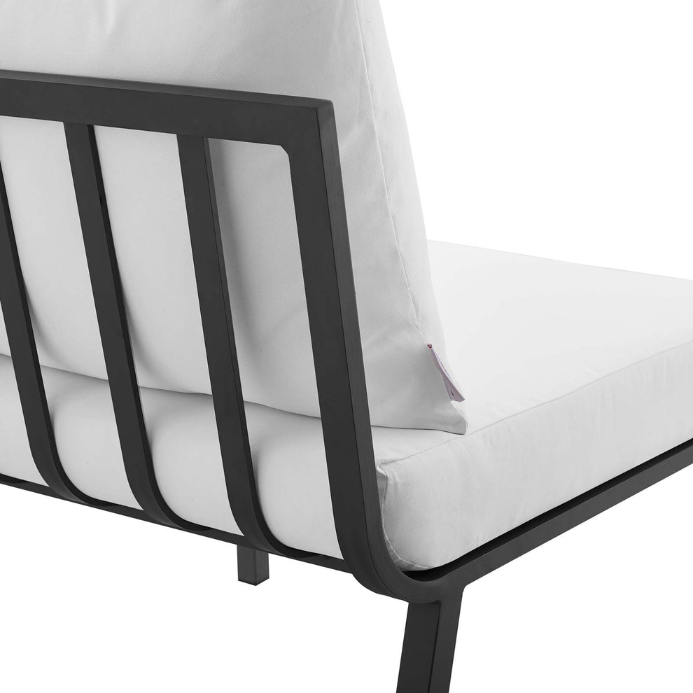 Riverside 5 Piece Outdoor Patio Aluminum Set By Modway - EEI-3793 | Outdoor Sofas, Loveseats & Sectionals | Modishstore - 23