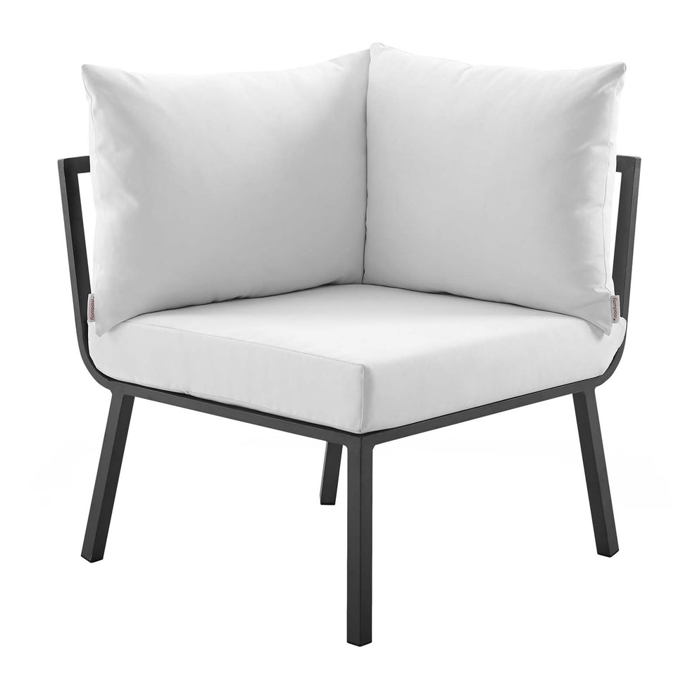 Riverside 5 Piece Outdoor Patio Aluminum Set By Modway - EEI-3793 | Outdoor Sofas, Loveseats & Sectionals | Modishstore - 25