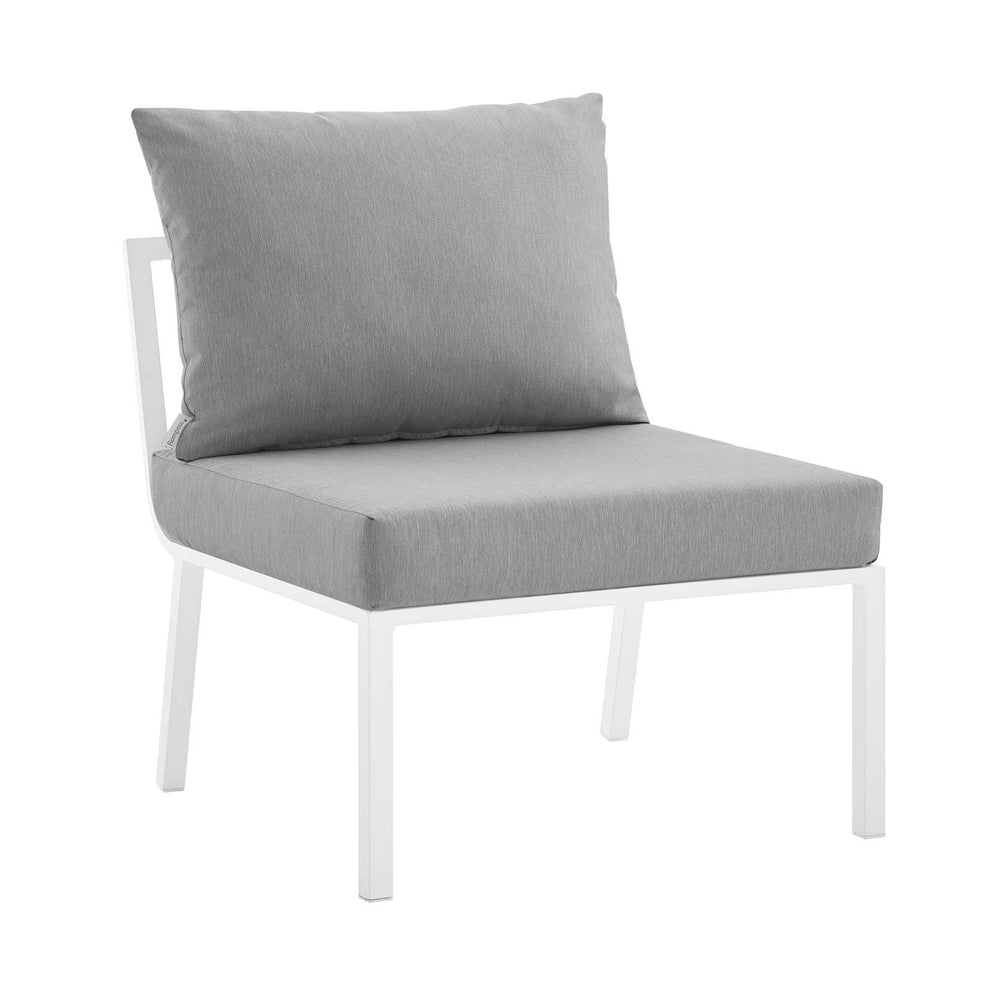 Riverside 5 Piece Outdoor Patio Aluminum Set By Modway - EEI-3793 | Outdoor Sofas, Loveseats & Sectionals | Modishstore - 33