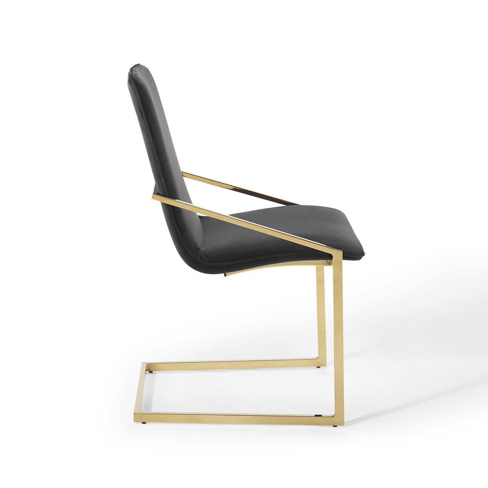 Modway Pitch Performance Velvet Dining Armchair - EEI-3799 | Dining Chairs | Modishstore - 5