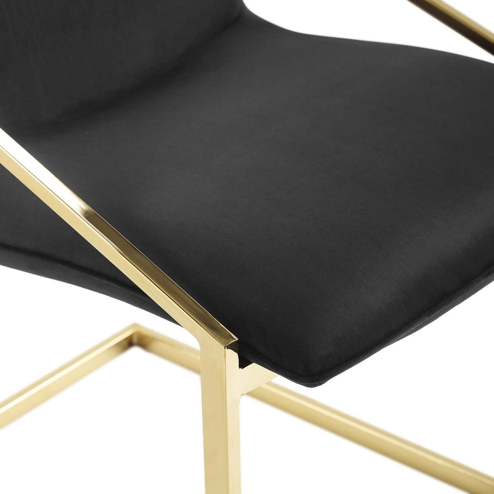 Modway Pitch Performance Velvet Dining Armchair - EEI-3799 | Dining Chairs | Modishstore - 3