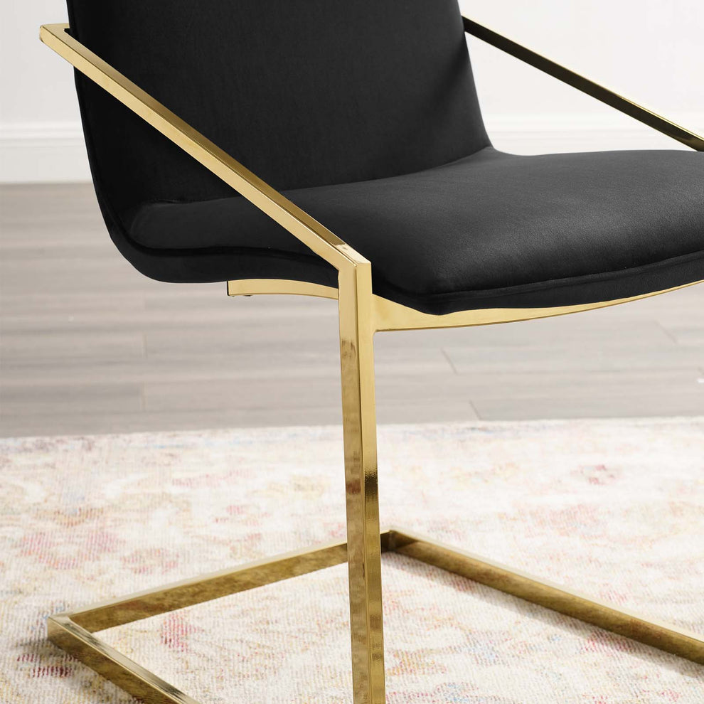 Modway Pitch Performance Velvet Dining Armchair - EEI-3799 | Dining Chairs | Modishstore - 2