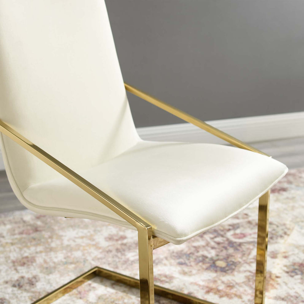 Modway Pitch Performance Velvet Dining Armchair - EEI-3799 | Dining Chairs | Modishstore - 9