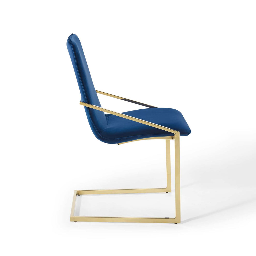 Modway Pitch Performance Velvet Dining Armchair - EEI-3799 | Dining Chairs | Modishstore - 19