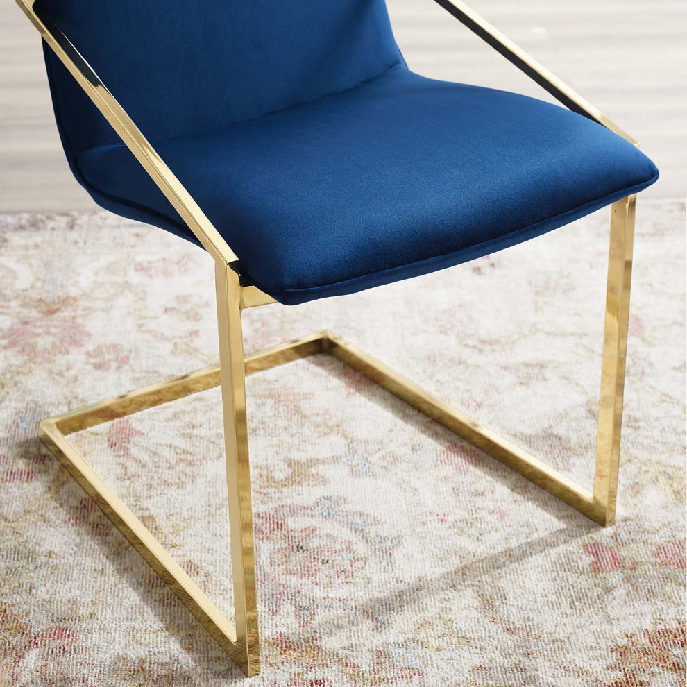 Modway Pitch Performance Velvet Dining Armchair - EEI-3799 | Dining Chairs | Modishstore - 16