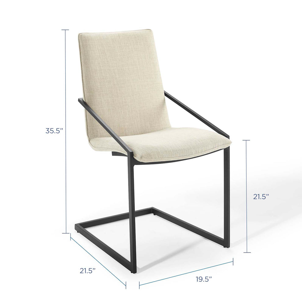 Modway Pitch Upholstered Fabric Dining Armchair - EEI-3800 | Dining Chairs | Modishstore - 9