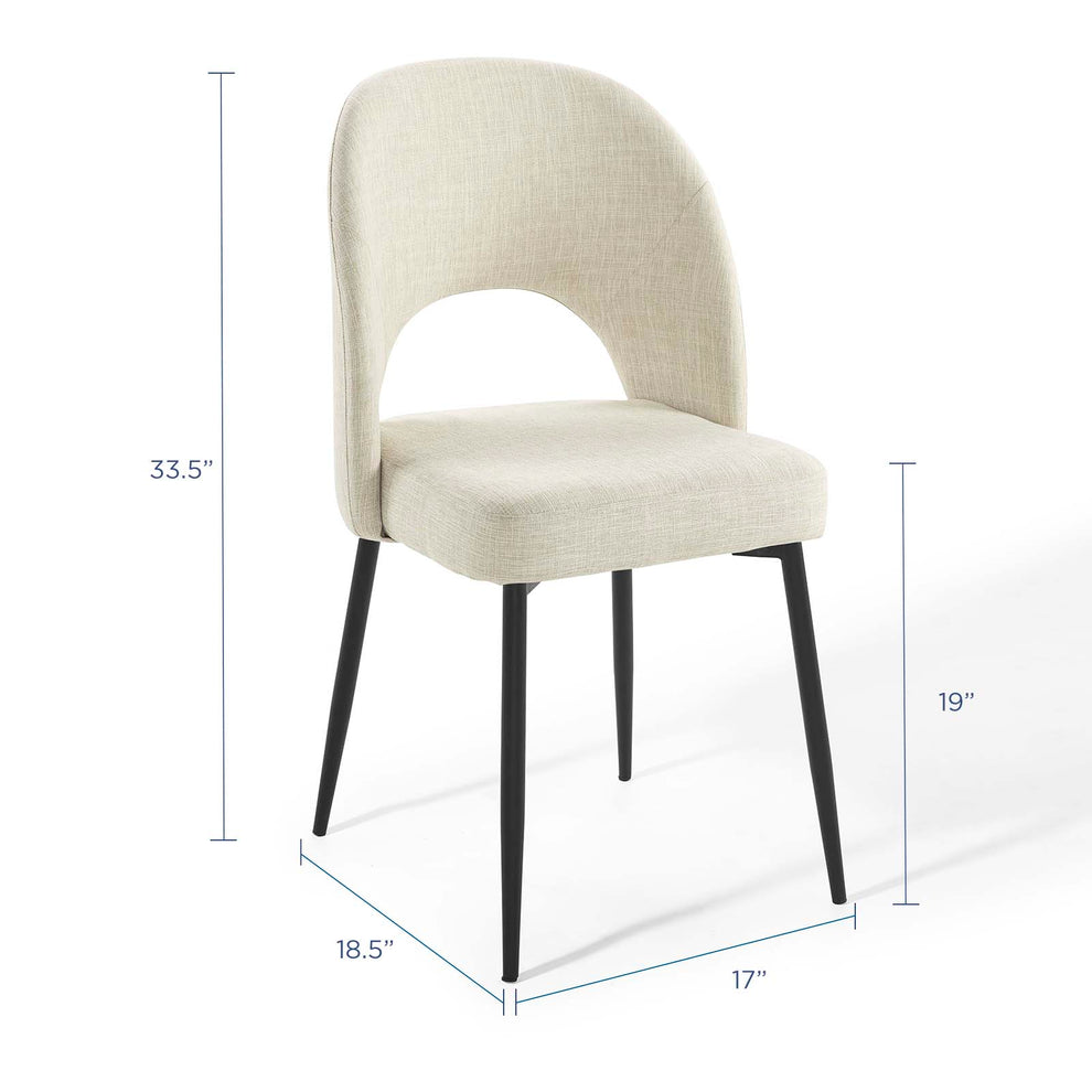 Modway Rouse Upholstered Fabric Dining Side Chair - EEI-3801 | Dining Chairs | Modishstore - 9