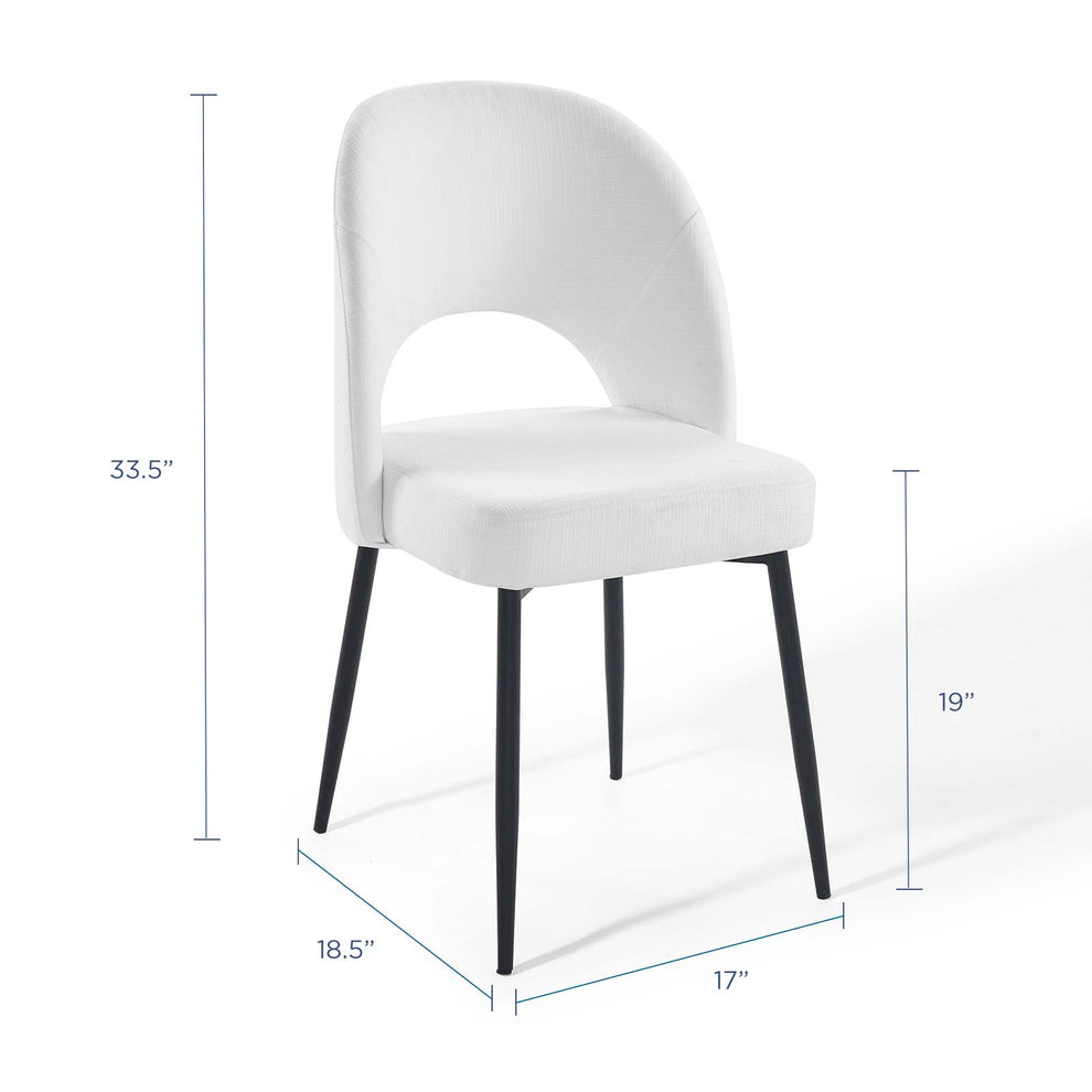 Modway Rouse Upholstered Fabric Dining Side Chair - EEI-3801 | Dining Chairs | Modishstore - 30