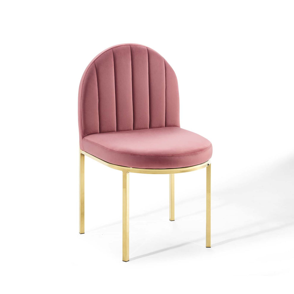 Modway Isla Channel Tufted Performance Velvet Dining Side Chair - EEI-3802 | Dining Chairs | Modishstore - 8