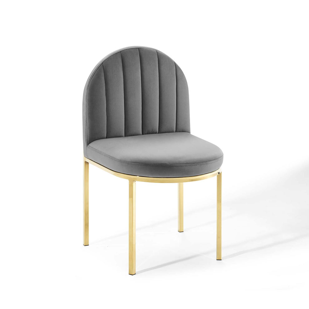 Modway Isla Channel Tufted Performance Velvet Dining Side Chair - EEI-3802 | Dining Chairs | Modishstore - 16