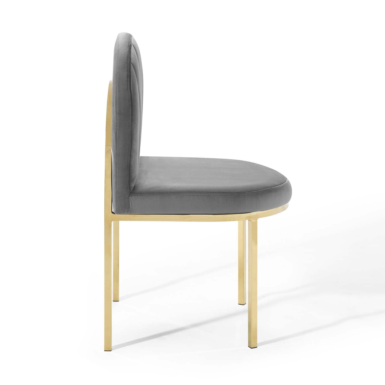 Modway Isla Channel Tufted Performance Velvet Dining Side Chair - EEI-3802 | Dining Chairs | Modishstore - 13