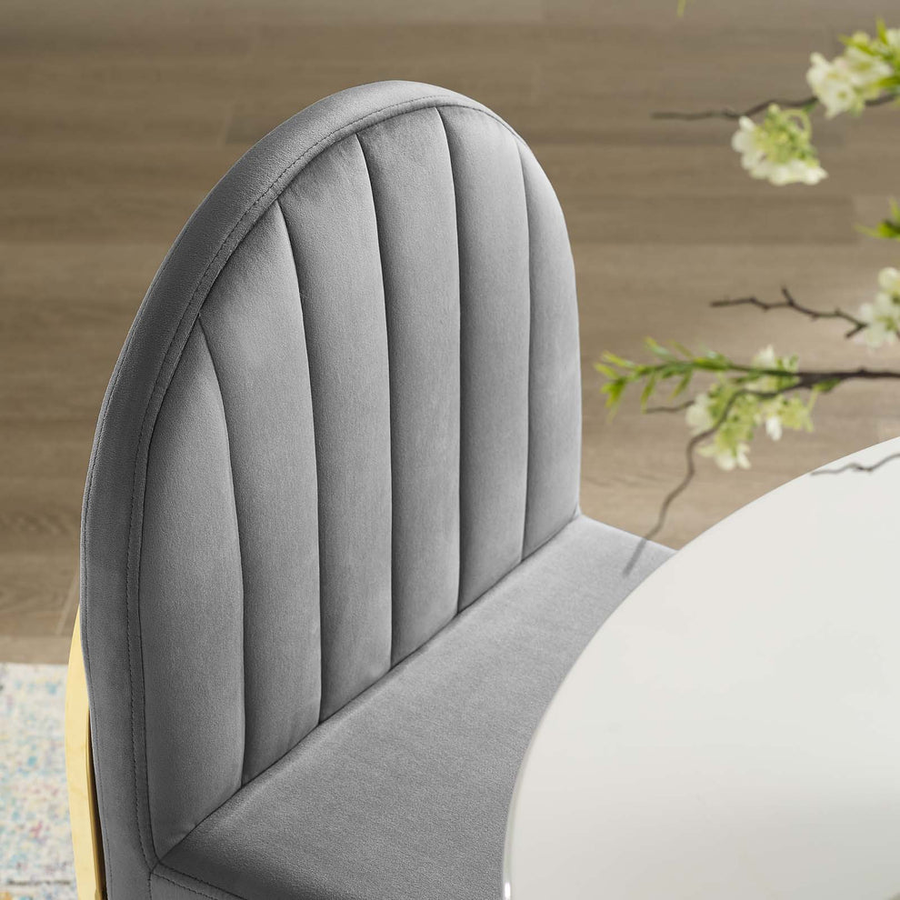 Modway Isla Channel Tufted Performance Velvet Dining Side Chair - EEI-3802 | Dining Chairs | Modishstore - 10