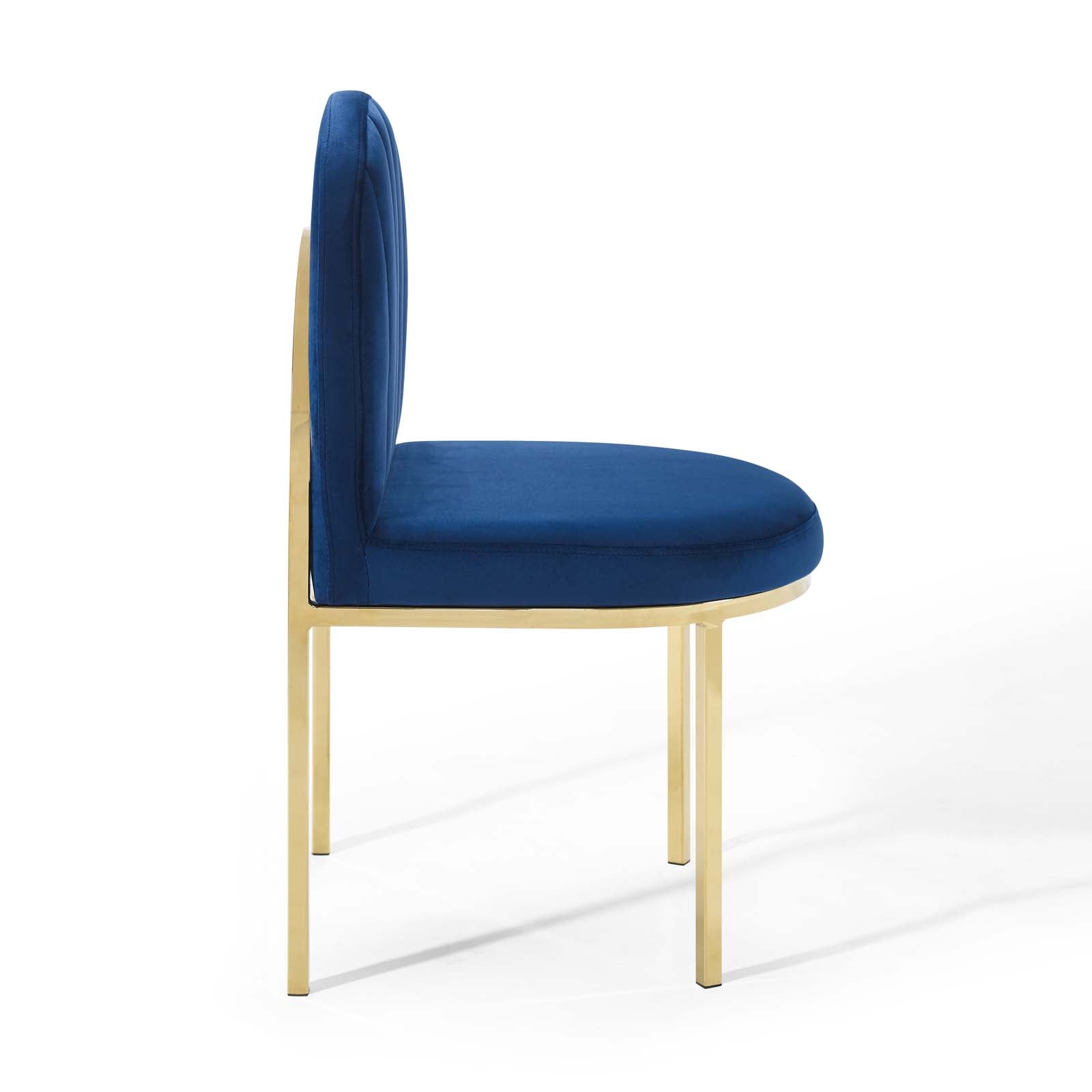 Modway Isla Channel Tufted Performance Velvet Dining Side Chair - EEI-3802 | Dining Chairs | Modishstore - 21