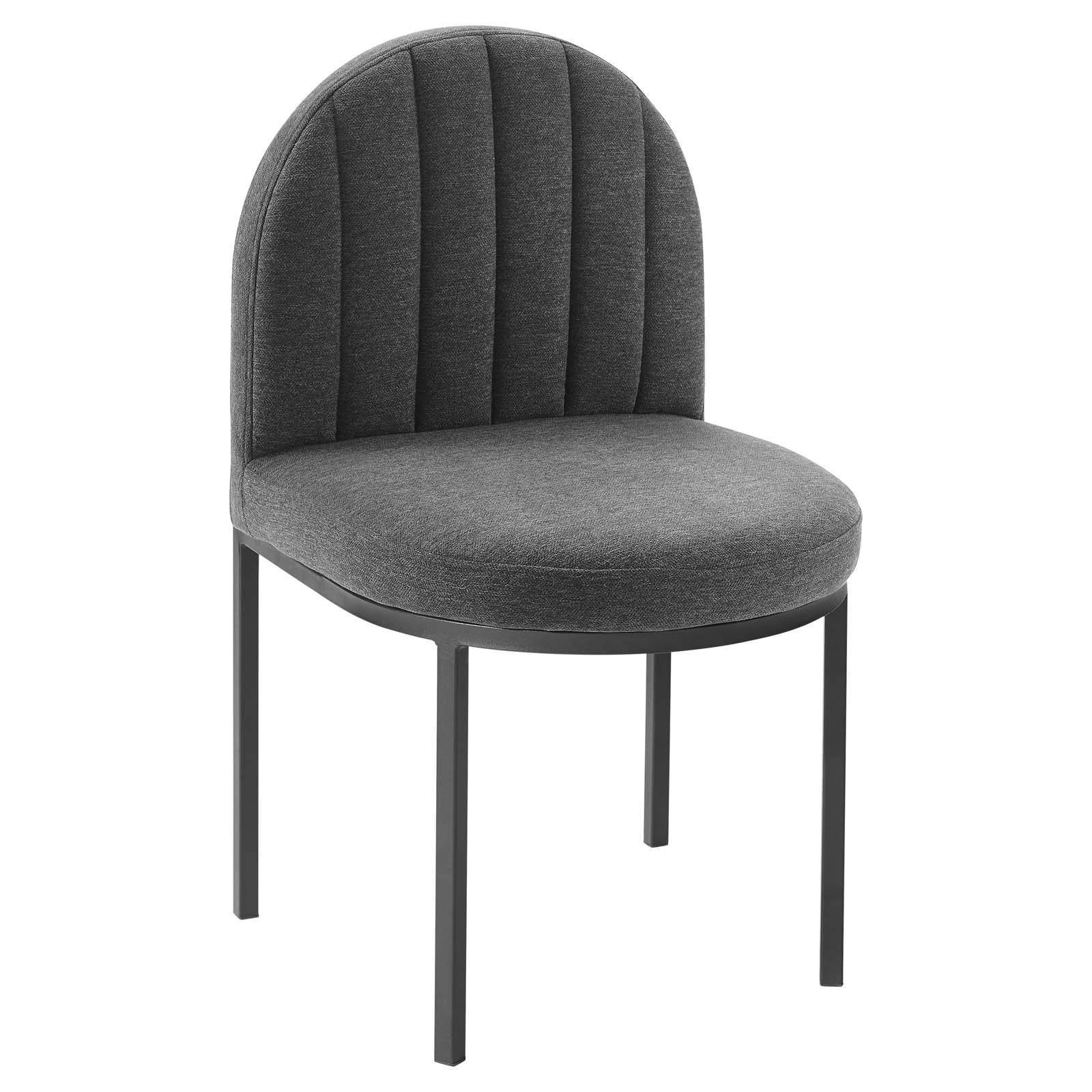Modway Isla Channel Tufted Upholstered Fabric Dining Side Chair | Dining Chairs | Modishstore-9
