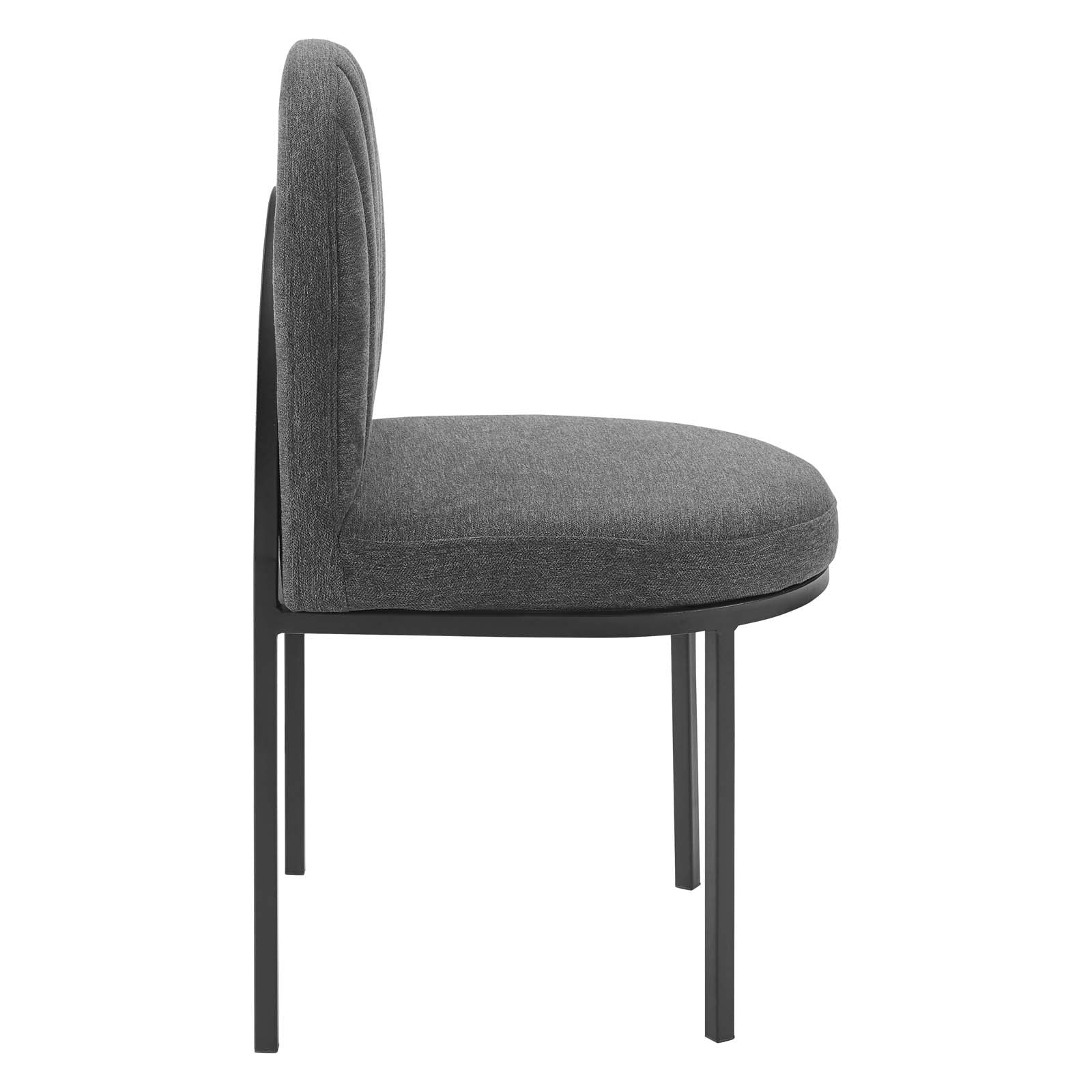 Modway Isla Channel Tufted Upholstered Fabric Dining Side Chair - EEI-3803 | Dining Chairs | Modishstore - 6