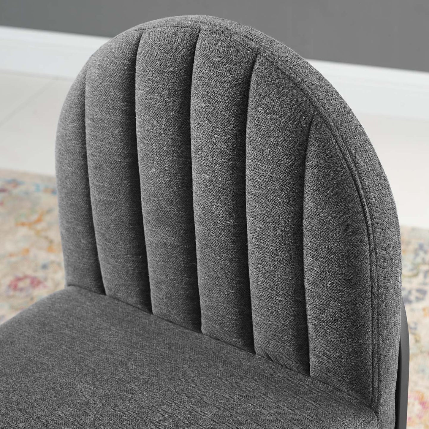 Modway Isla Channel Tufted Upholstered Fabric Dining Side Chair | Dining Chairs | Modishstore-10
