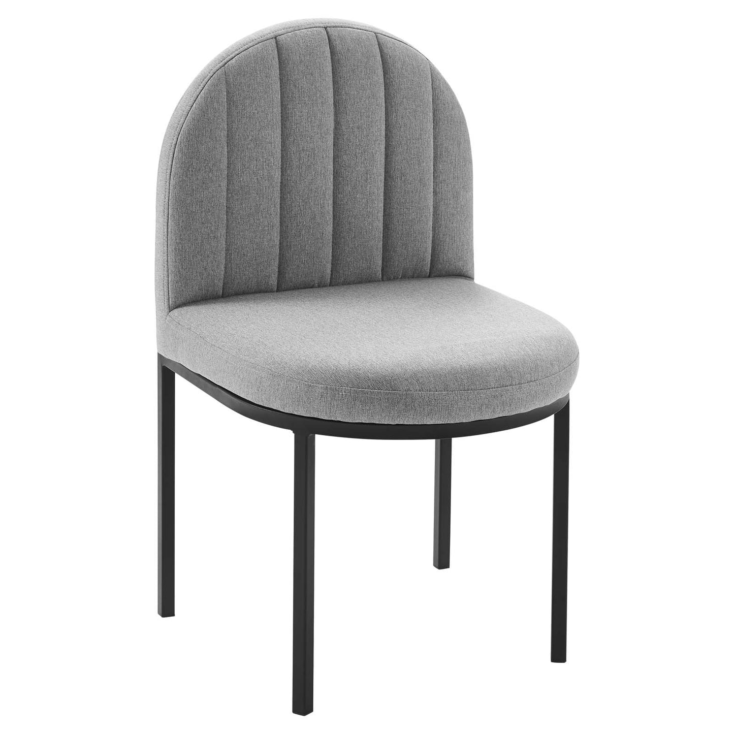 Modway Isla Channel Tufted Upholstered Fabric Dining Side Chair | Dining Chairs | Modishstore-17