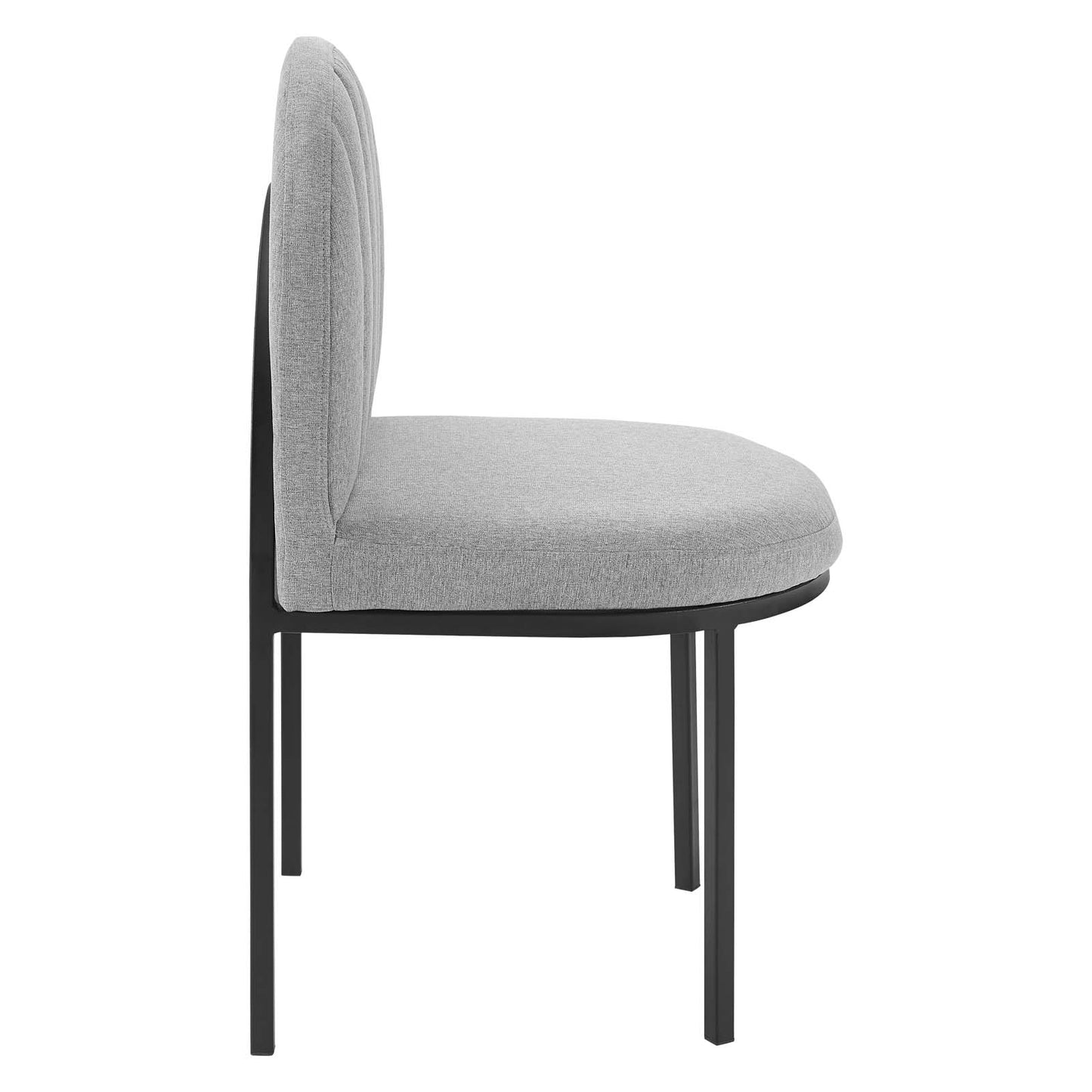 Modway Isla Channel Tufted Upholstered Fabric Dining Side Chair - EEI-3803 | Dining Chairs | Modishstore - 14