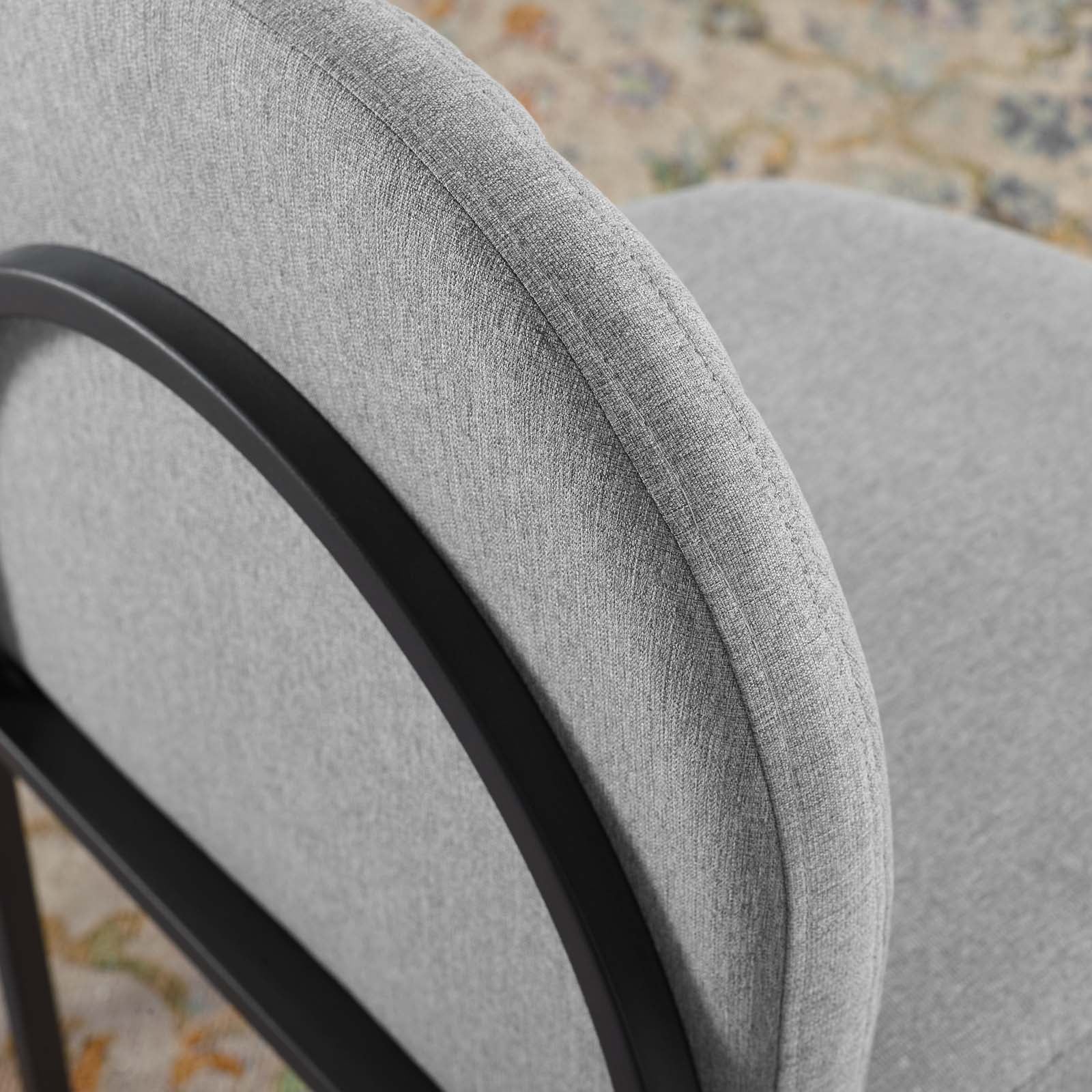 Modway Isla Channel Tufted Upholstered Fabric Dining Side Chair - EEI-3803 | Dining Chairs | Modishstore - 18