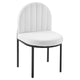 Modway Isla Channel Tufted Upholstered Fabric Dining Side Chair - EEI-3803 | Dining Chairs | Modishstore - 25