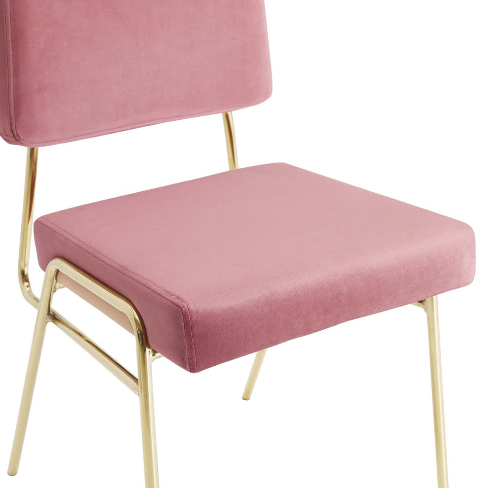 Modway Craft Performance Velvet Dining Side Chair - EEI-3804 | Dining Chairs | Modishstore - 2