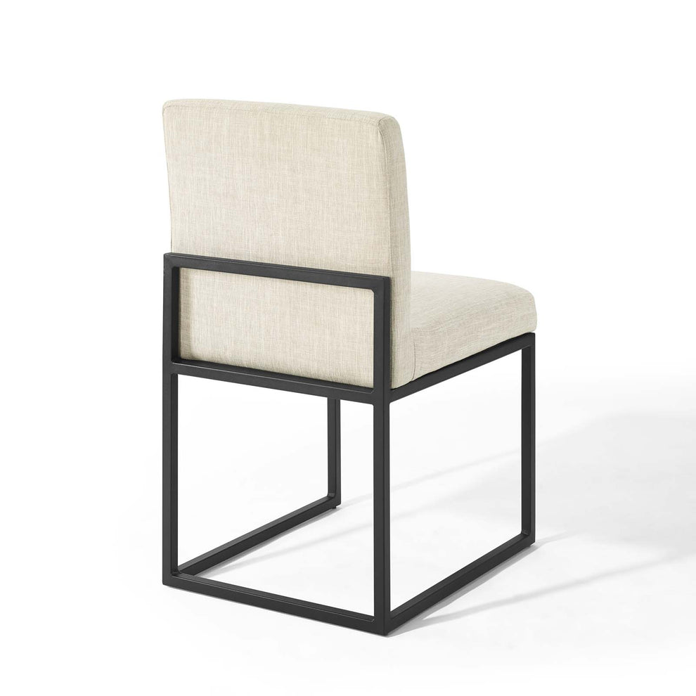 Modway Carriage Channel Tufted Sled Base Upholstered Fabric Dining Chair - EEI-3807 | Dining Chairs | Modishstore - 5