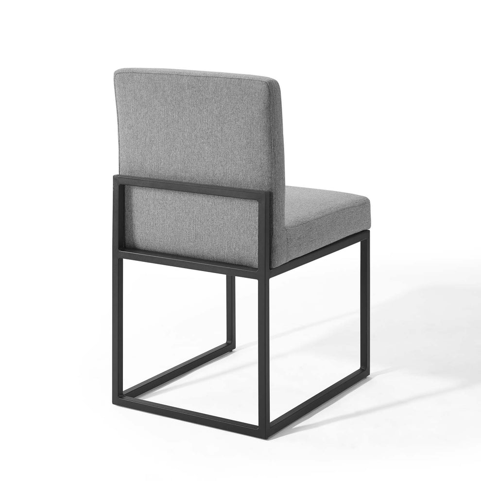 Modway Carriage Channel Tufted Sled Base Upholstered Fabric Dining Chair - EEI-3807 | Dining Chairs | Modishstore - 18
