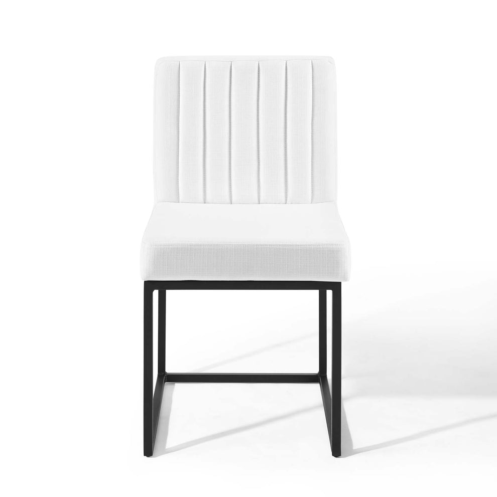 Modway Carriage Channel Tufted Sled Base Upholstered Fabric Dining Chair - EEI-3807 | Dining Chairs | Modishstore - 16
