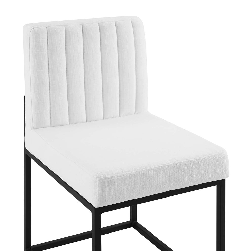 Modway Carriage Channel Tufted Sled Base Upholstered Fabric Dining Chair - EEI-3807 | Dining Chairs | Modishstore - 8