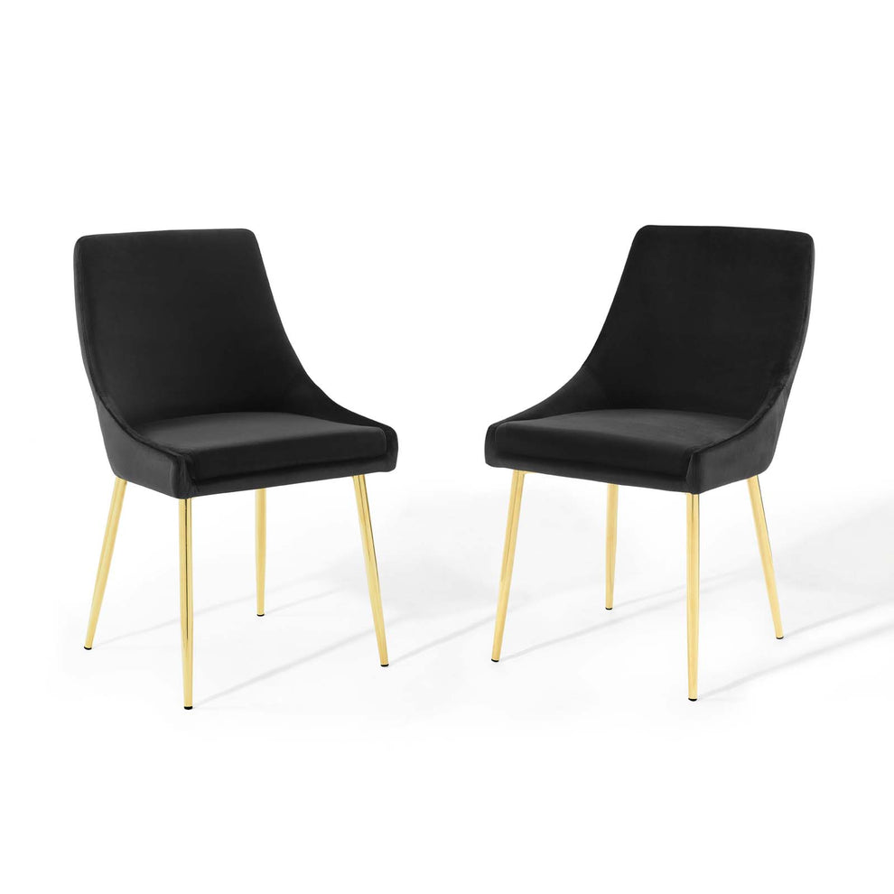 Modway Viscount Performance Velvet Dining Chairs - Set of 2 - EEI-3808 | Dining Chairs | Modishstore - 5