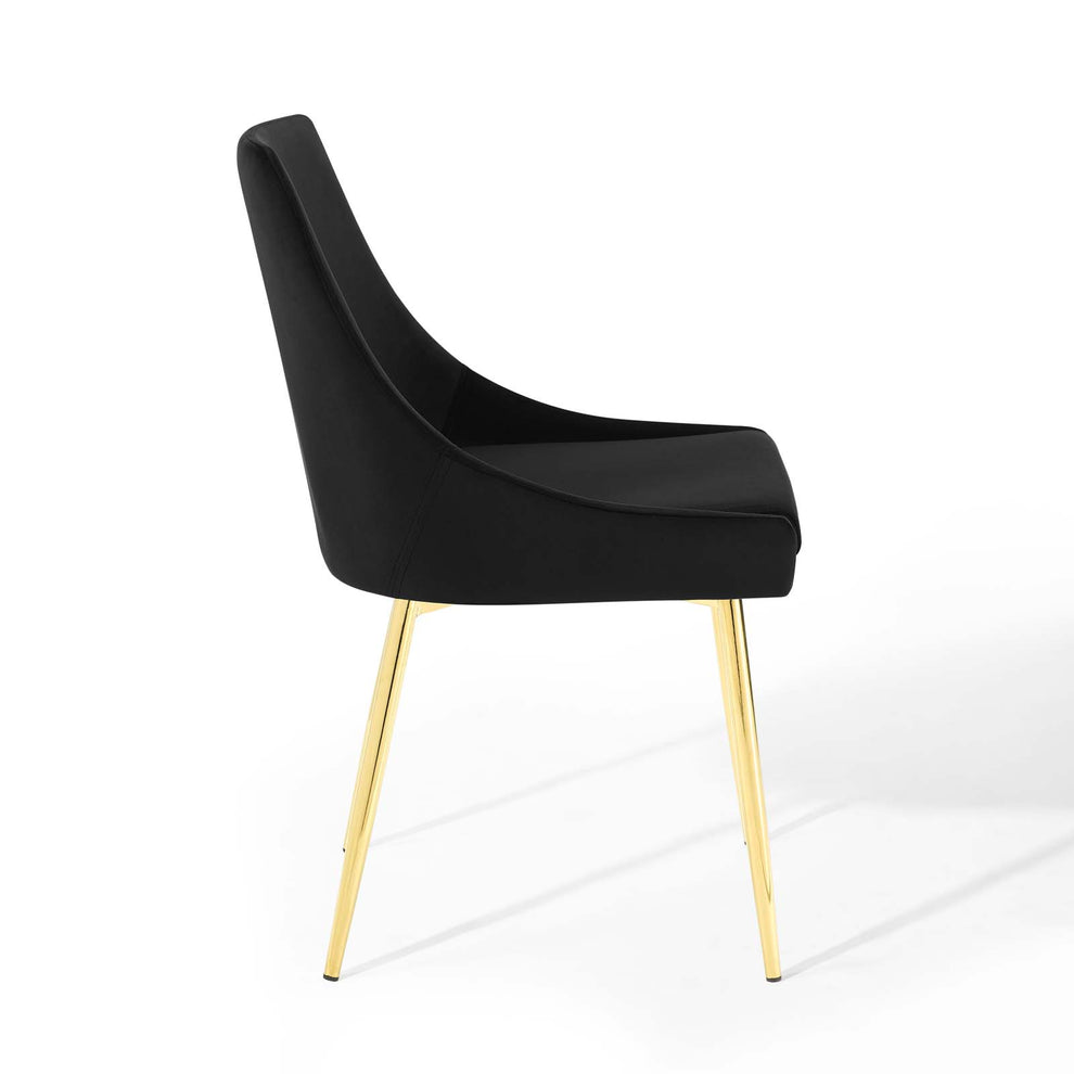 Modway Viscount Performance Velvet Dining Chairs - Set of 2 - EEI-3808 | Dining Chairs | Modishstore - 6