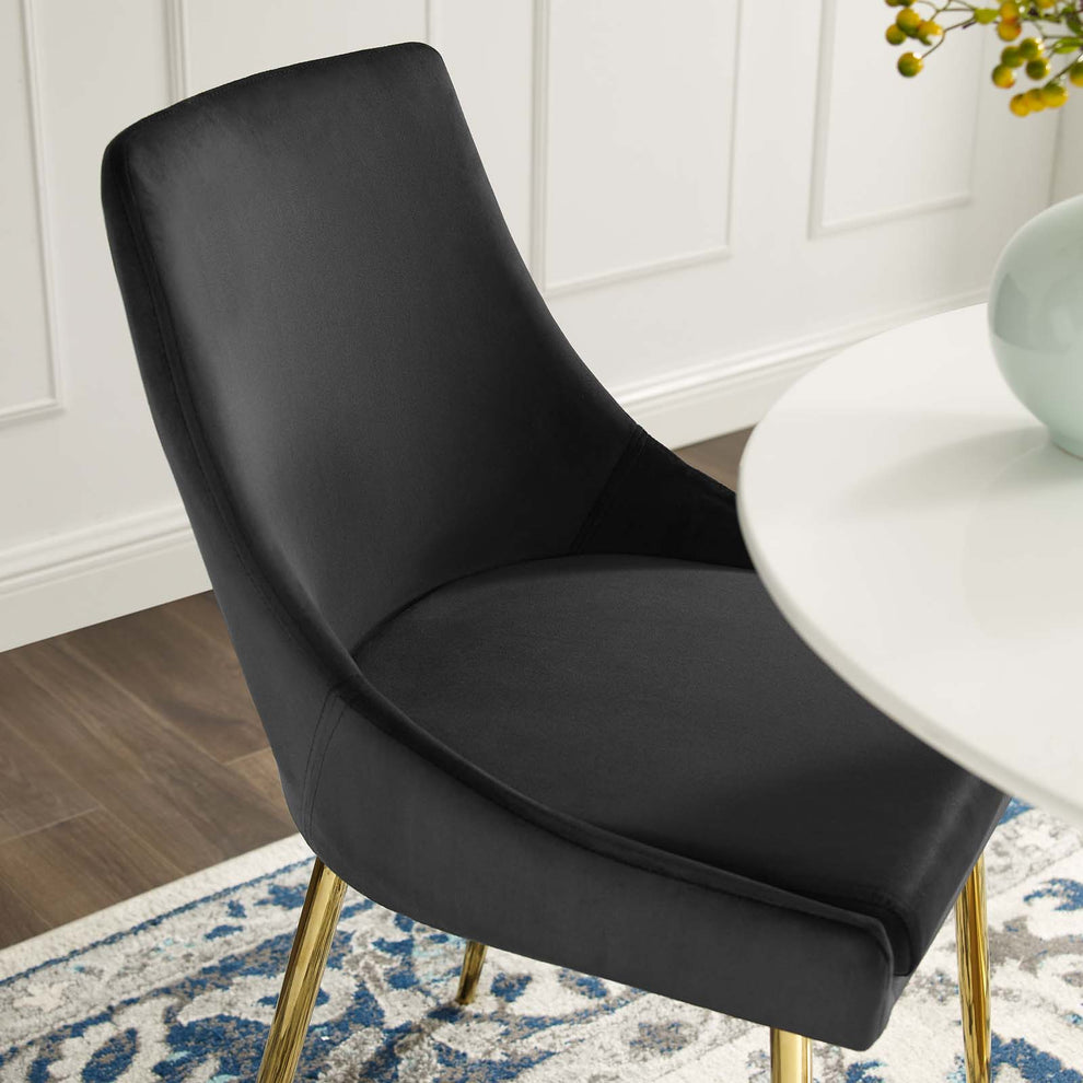Modway Viscount Performance Velvet Dining Chairs - Set of 2 - EEI-3808 | Dining Chairs | Modishstore - 2