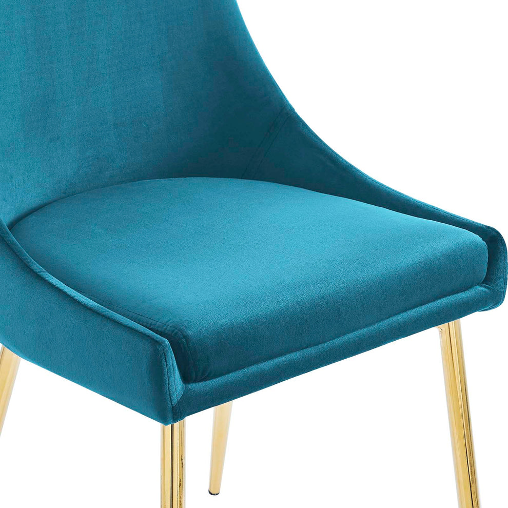Modway Viscount Performance Velvet Dining Chairs - Set of 2 - EEI-3808 | Dining Chairs | Modishstore - 43
