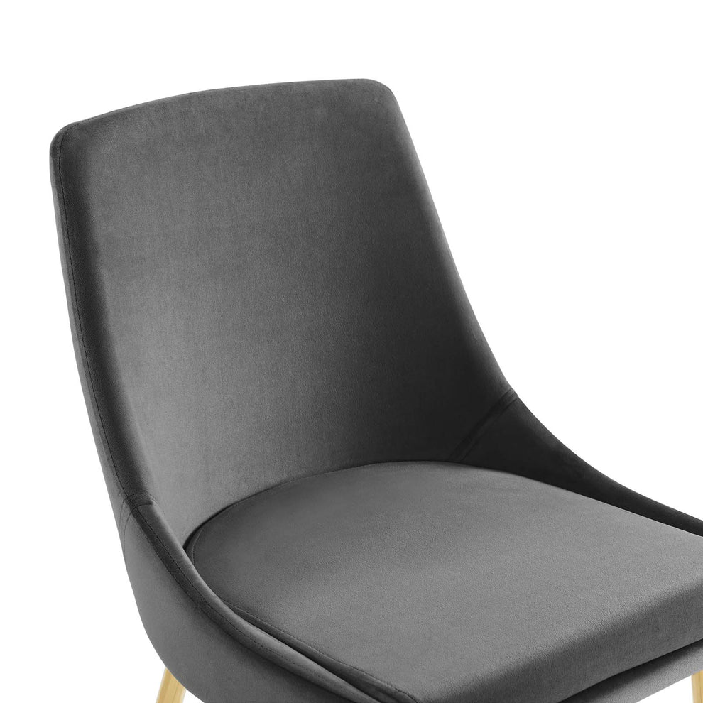 Modway Viscount Performance Velvet Dining Chairs - Set of 2 - EEI-3808 | Dining Chairs | Modishstore - 70